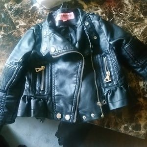 Toddler Urban Republic Leather Jacket